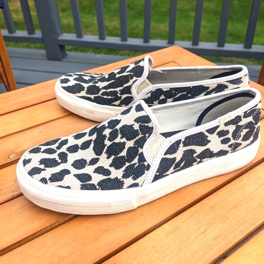 KEDS Leopard Slip-On Sneakers